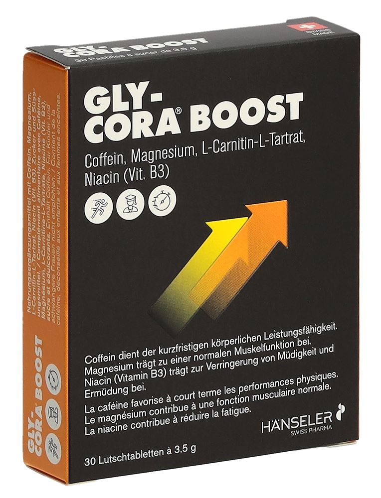 Gly-Cora Boost Lutschtabl 30 Stk, Hauptbild