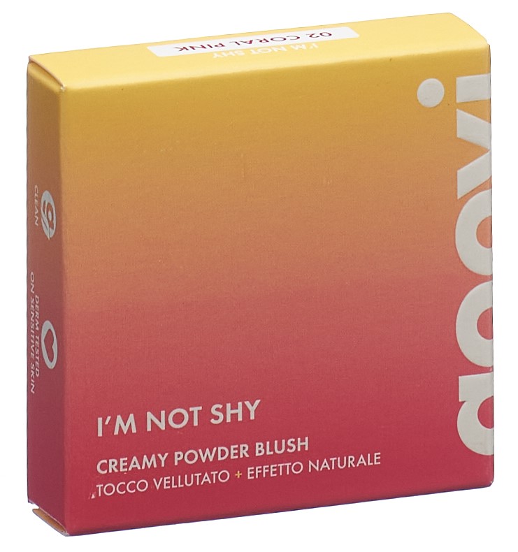 Goovi BLUSH I'M NOT SHY Fard en poudre crémeux, image principale