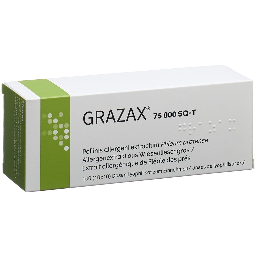 GRAZAX Lyophilisat oral 75000 SQ-T, image principale