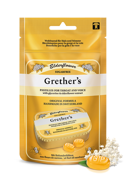 GRETHERS Elderflower Pastillen, Hauptbild