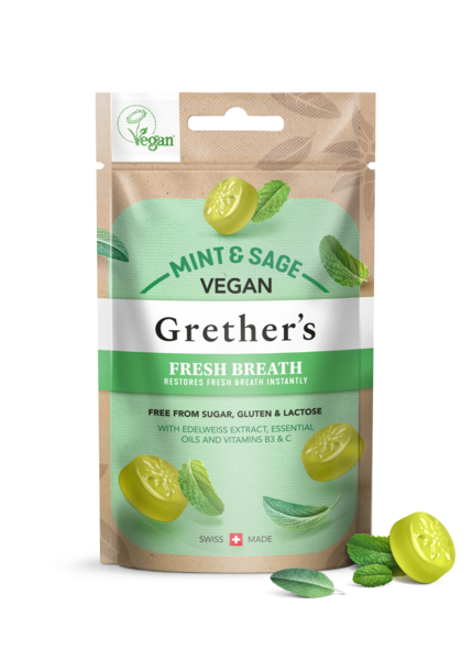 GRETHERS Fresh Breath menthe sauge pastilles, image principale