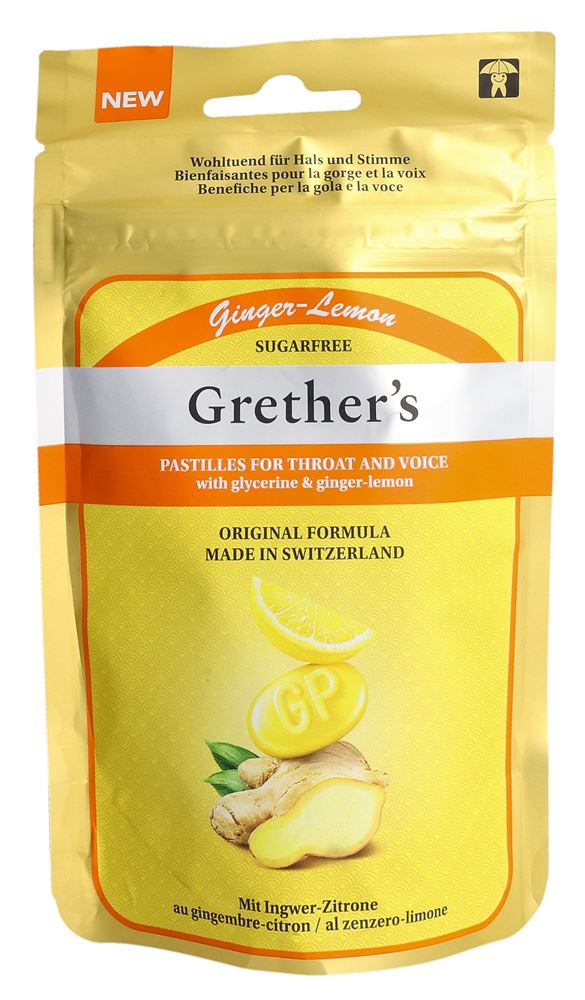 GRETHERS Ginger Lemon Pastillen