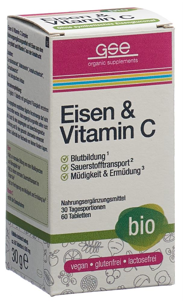 GSE Eisen + Vitamin C Complex