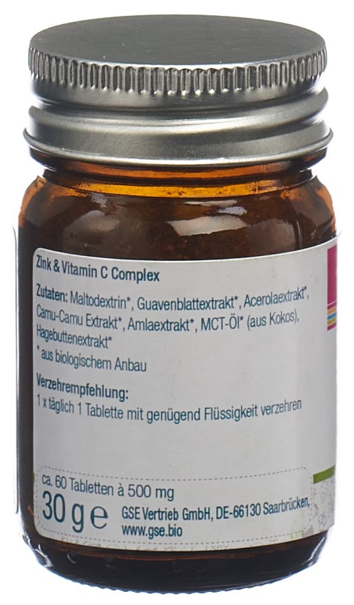 GSE Zinc + Vitamine C Complexe, image 3 sur 5