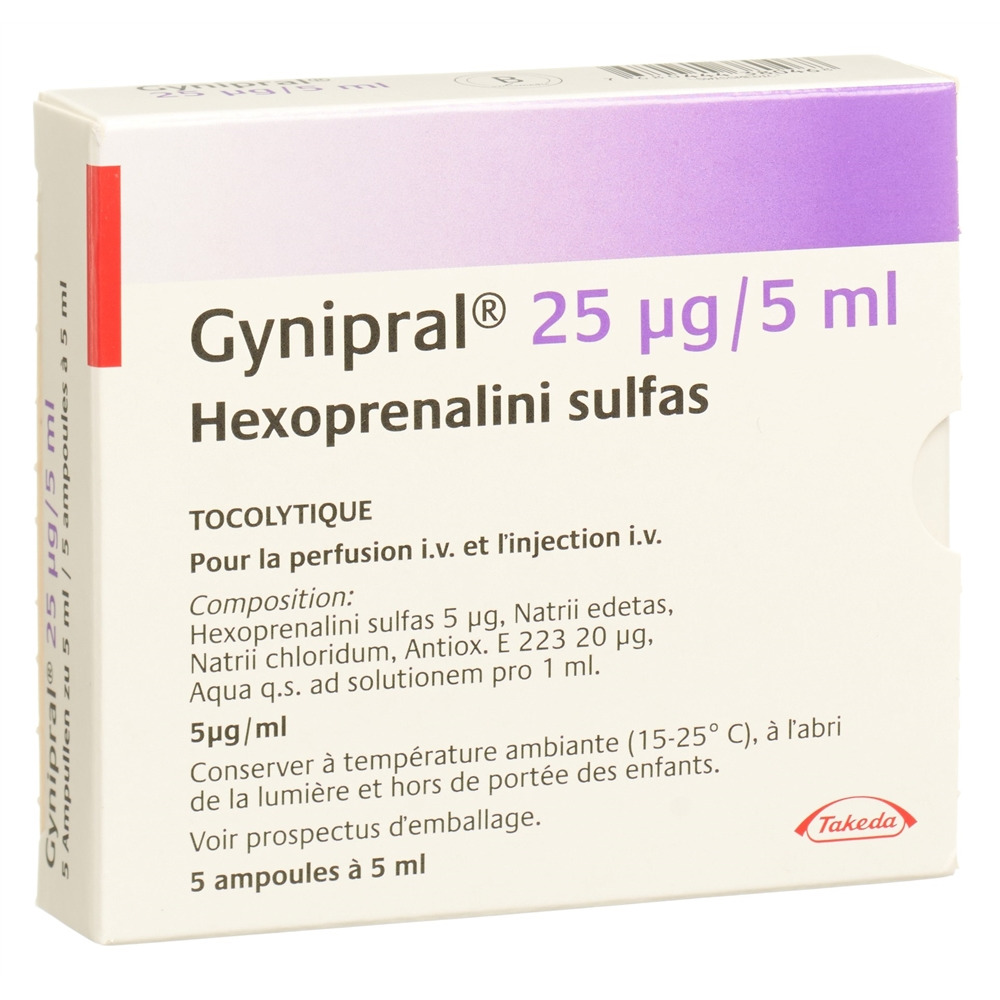 GYNIPRAL Inj Lös 25 mcg/5ml Amp 5 ml, Bild 2 von 2