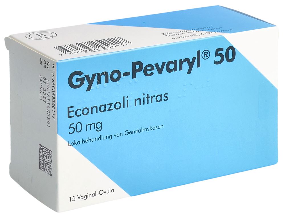 GYNO-PEVARYL ovule 50 mg 15 pce, image principale