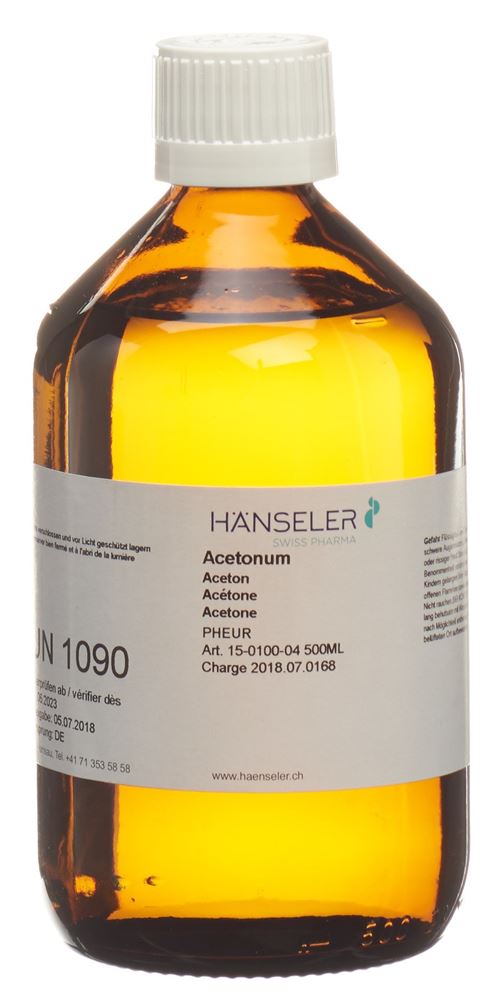 Hänseler Acetonum, Hauptbild