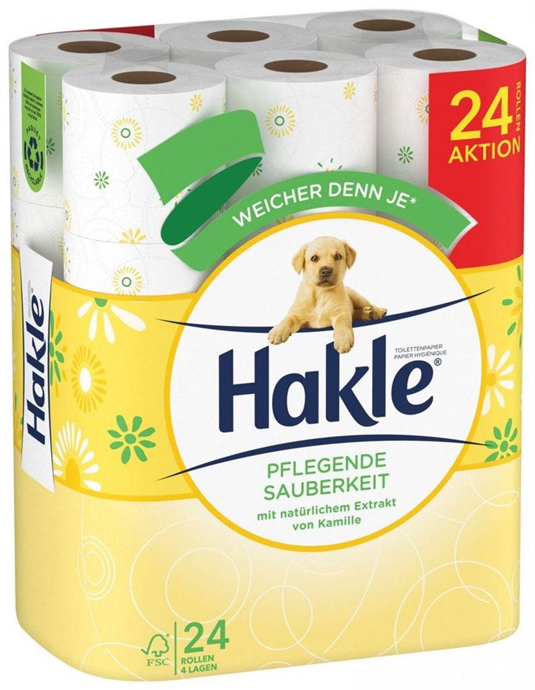 Pflegende Sauberkeit Toilettenpapier