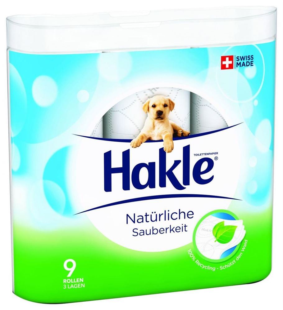 HAKLE propreté naturelle papier toilette, image principale