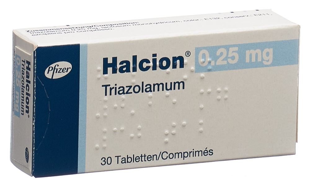 HALCION cpr 0.25 mg blist 30 pce, image principale