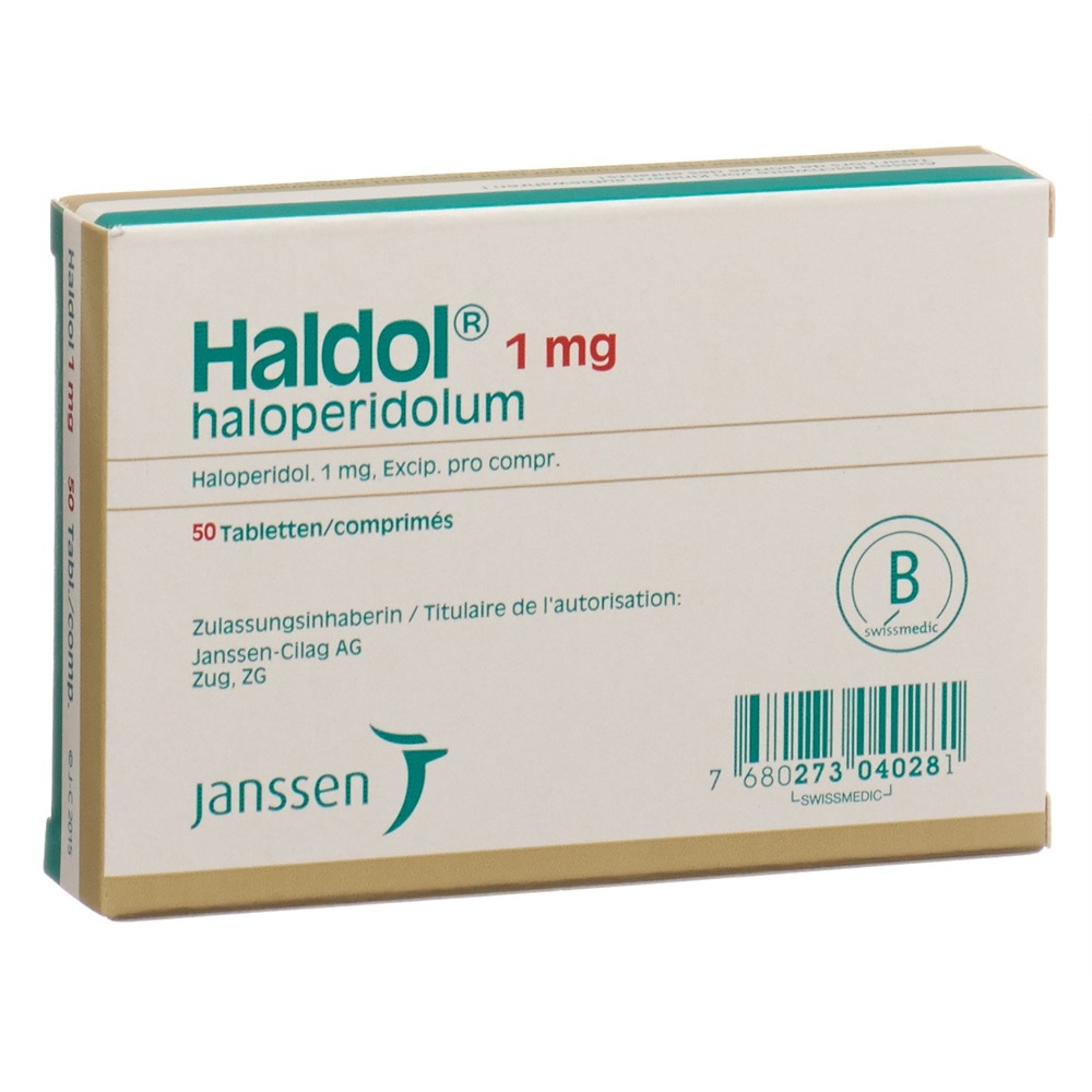 HALDOL cpr 1 mg blist 50 pce, image 2 sur 2