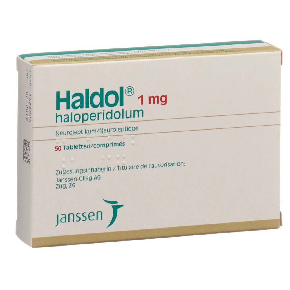 HALDOL cpr 1 mg blist 50 pce, image principale