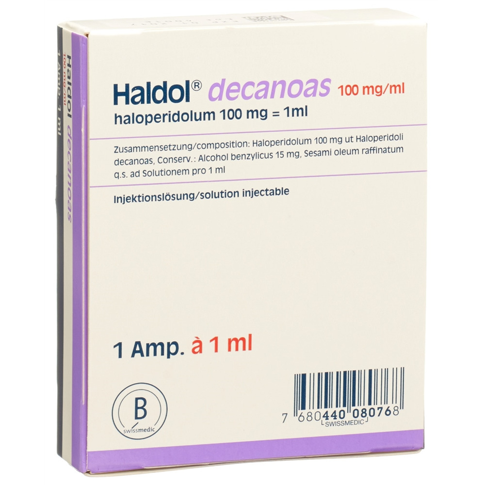 HALDOL decanoas 100 mg/ml, Bild 2 von 2