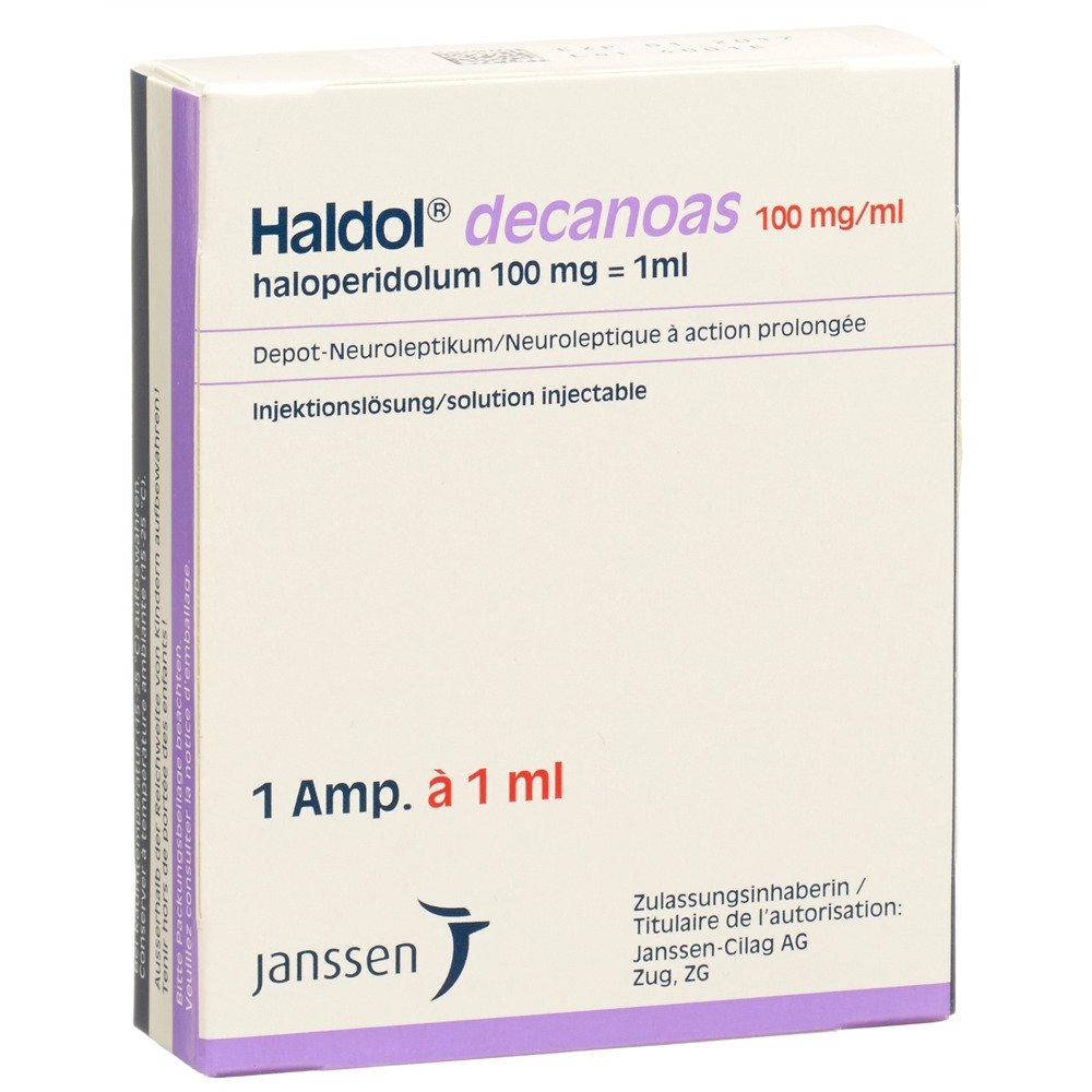 HALDOL decanoas 100 mg/ml, Hauptbild