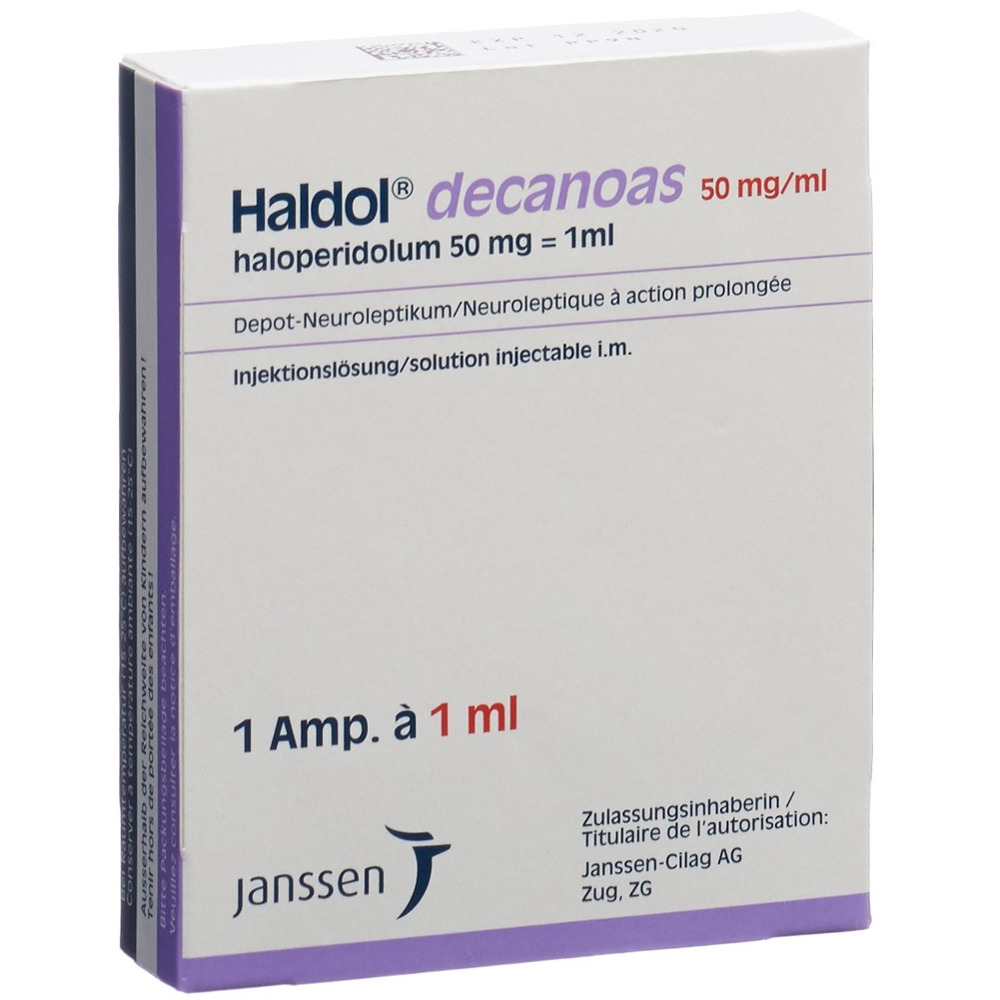 HALDOL decanoas 50 mg/ml, Hauptbild