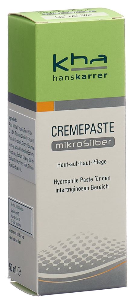 Hans Karrer Cremepaste MikroSilber, Hauptbild