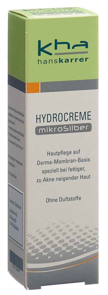 Hans Karrer Hydrocreme MikroSilber, Hauptbild