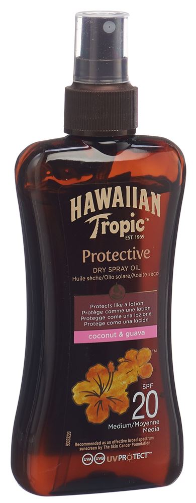 HAWAIIAN TROPIC hulie solaire dry spray