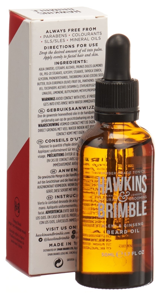 HAWKINS & BRIMBLE Beard Oil, image 3 sur 4