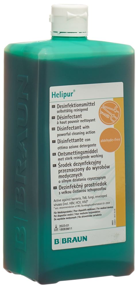 HELIPUR nettoyant désinfect instruments