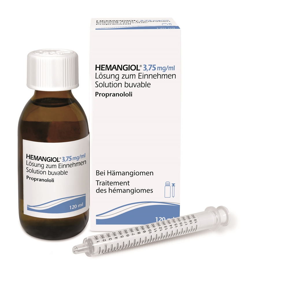 HEMANGIOL Lös 3.75 mg/ml Fl 120 ml, Hauptbild