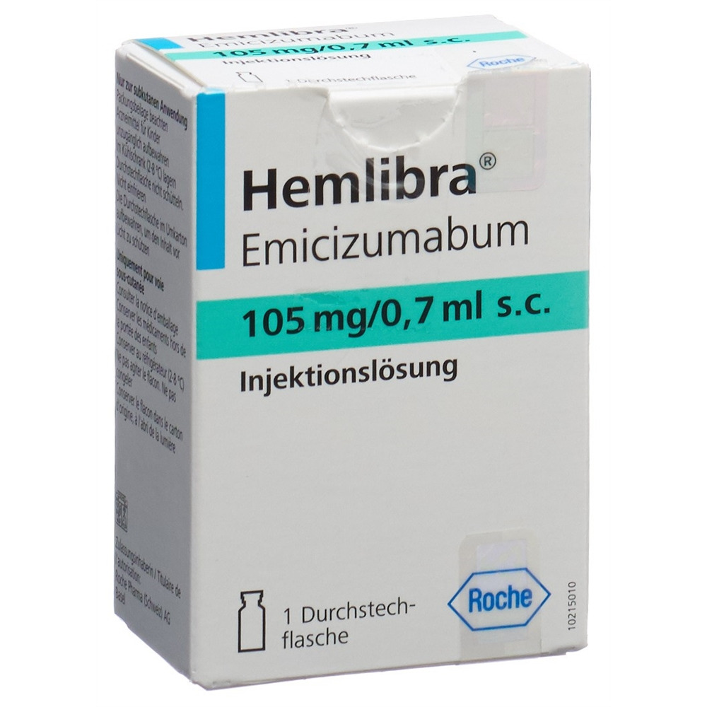 HEMLIBRA Inj Lös 105 mg/0.7ml s.c. Durchstf 1 Stk, Hauptbild