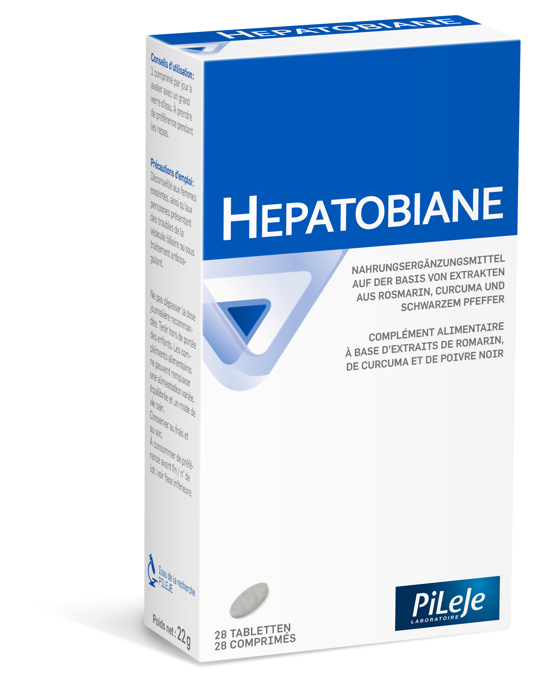 Hepatobiane cpr blist 28 pce, image principale