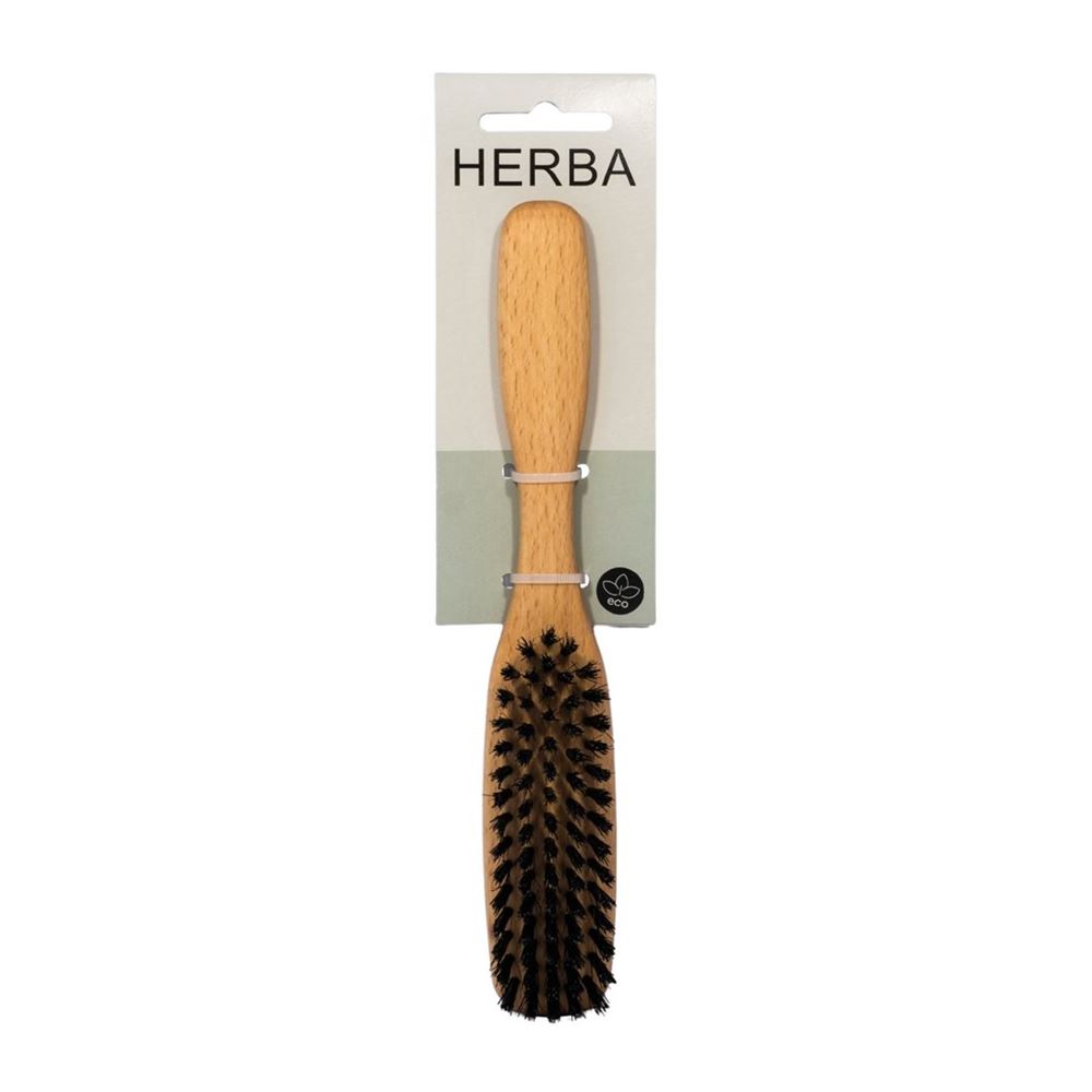 HERBA brosse à cheveux poils de sanglier