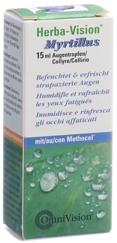 HERBA VISION Myrtillus collyre ophtalmique