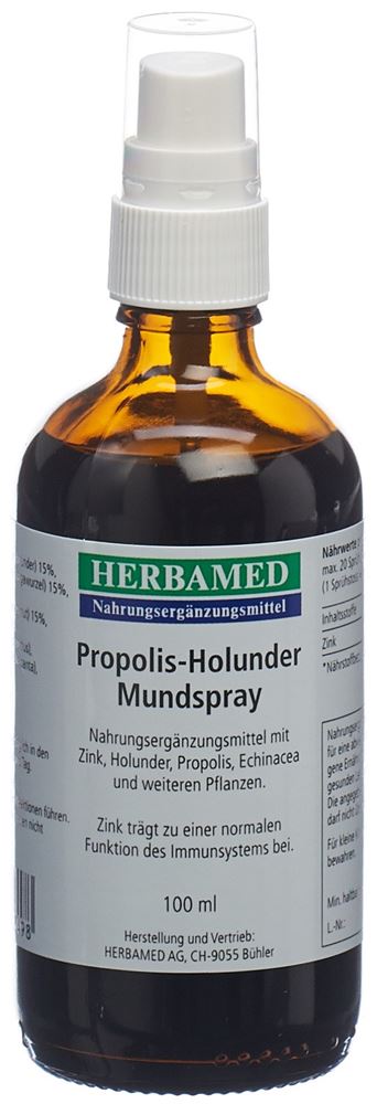 Propolis-Holunder Mundspray