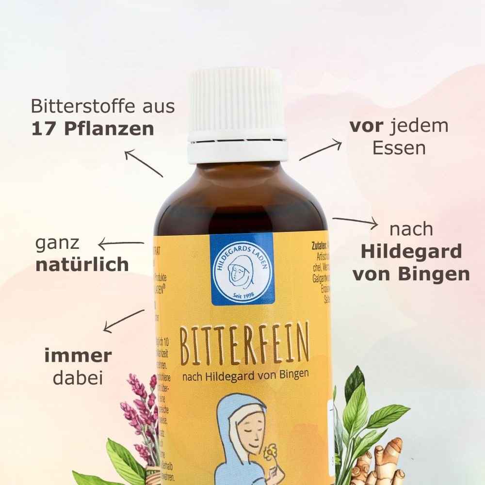HILDEGARDS LADEN Bitterfein Kräuterbitter-Tropfen, image 2 sur 3