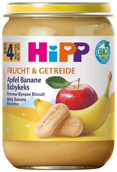 Hipp Bio Apfel Banane mit Babykeks