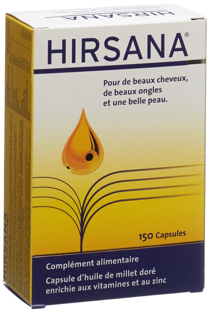 HIRSANA Capsules huile millet doré, image 4 sur 5