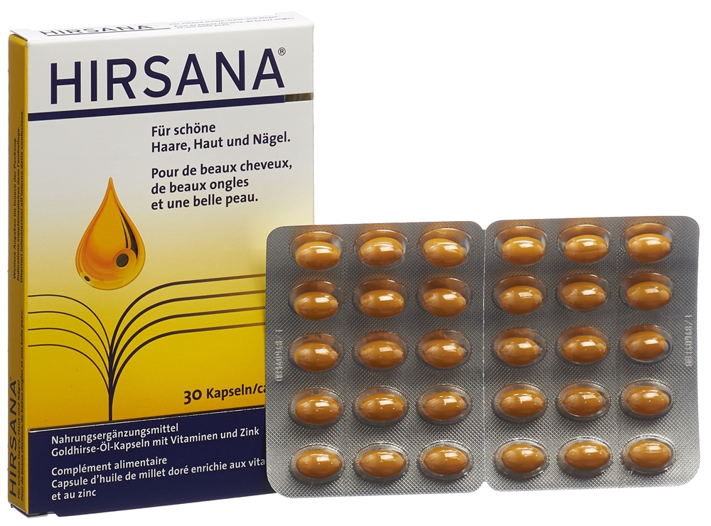 HIRSANA Capsules huile millet doré, image 2 sur 3