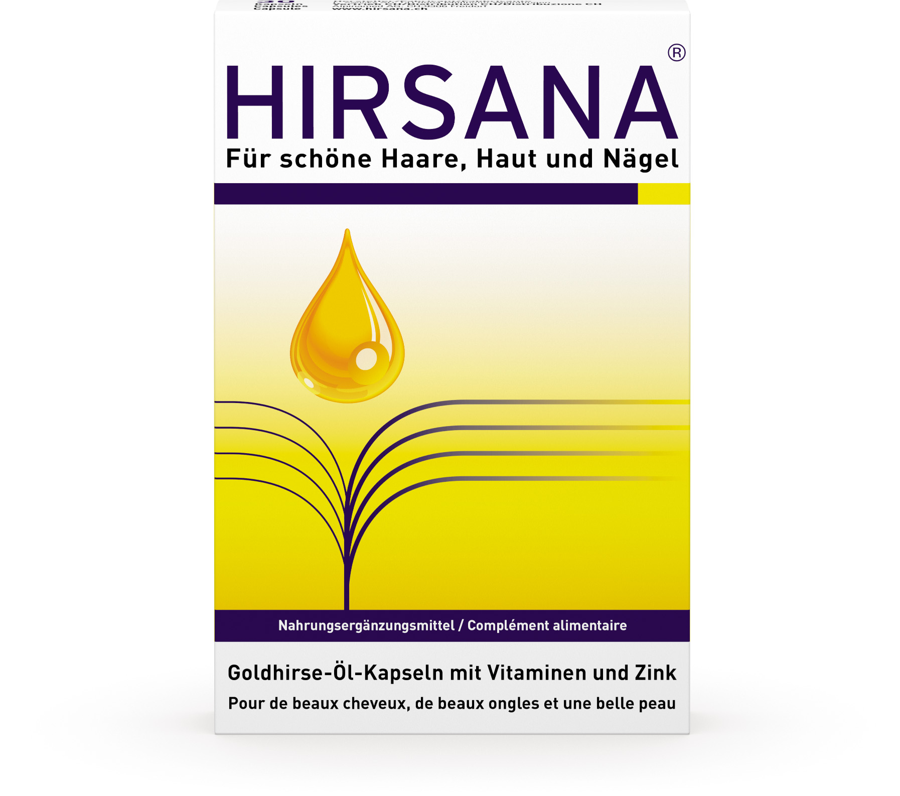 HIRSANA Capsules huile millet doré, image principale