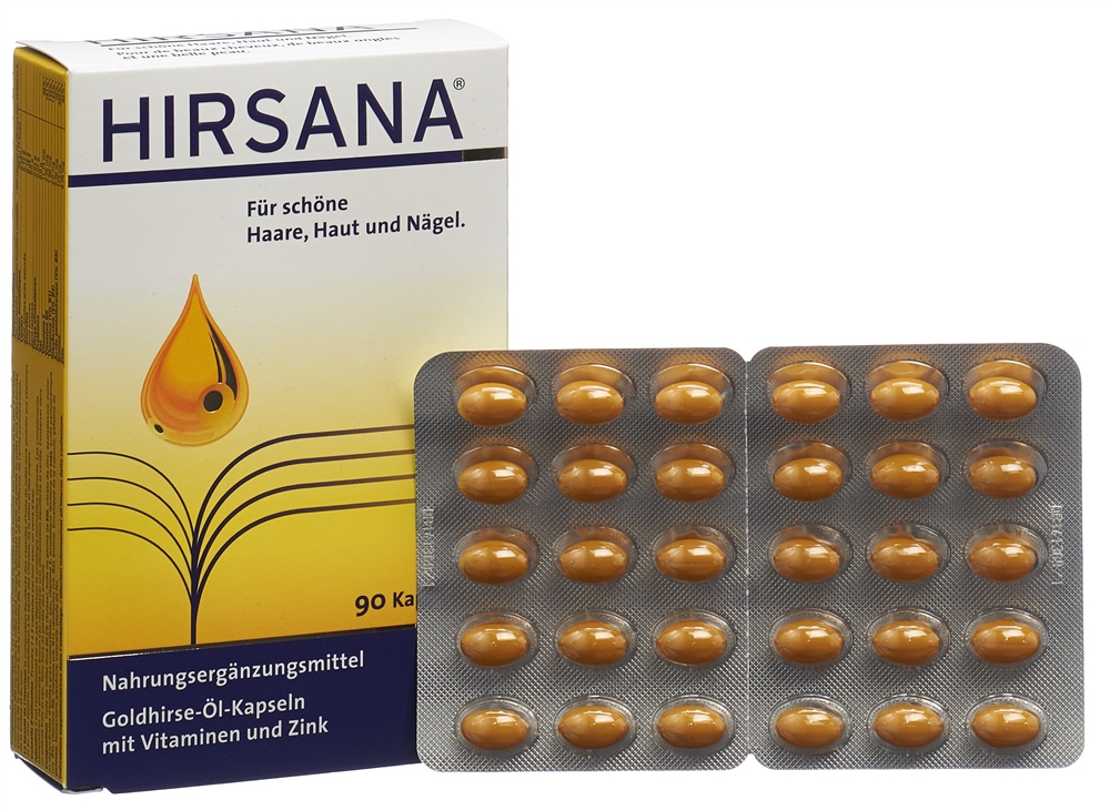 HIRSANA Capsules huile millet doré, image 2 sur 5