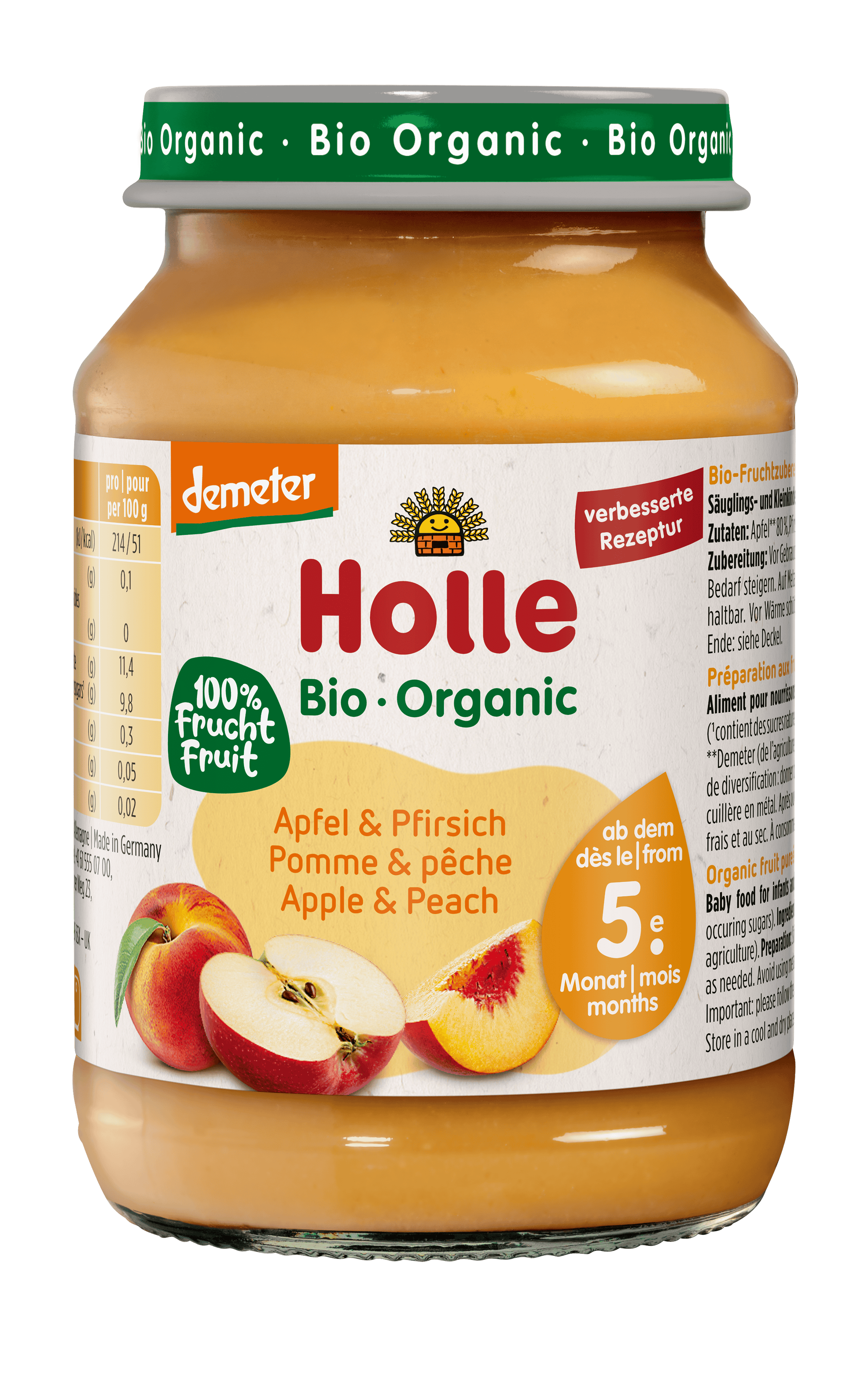 HOLLE Apfel & Pfirsich, Hauptbild