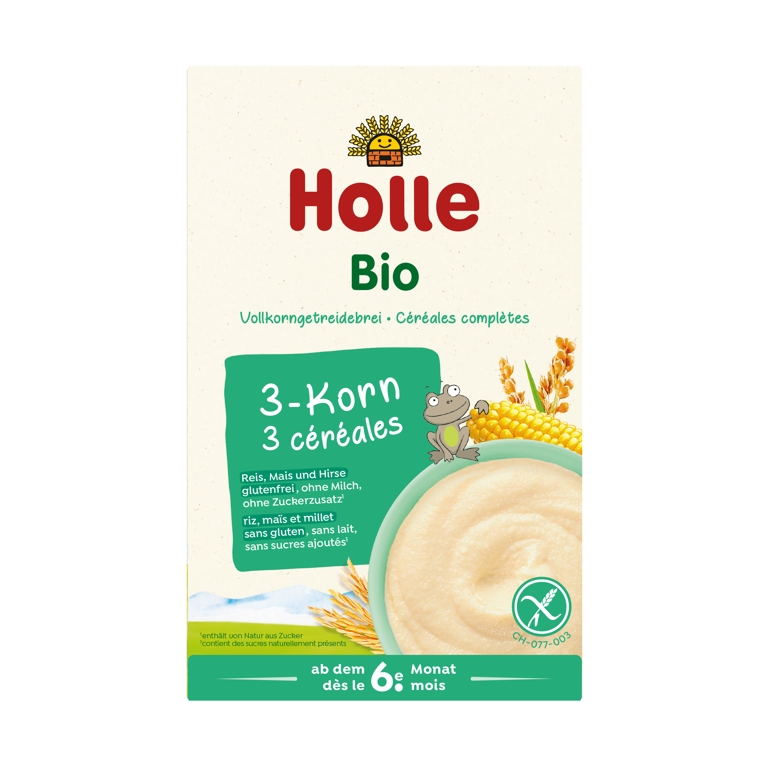 HOLLE Babybrei 3-Korn