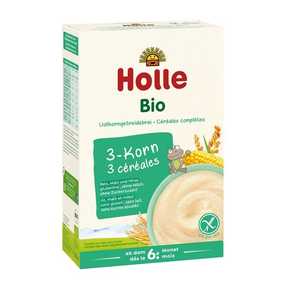 HOLLE Babybrei 3-Korn