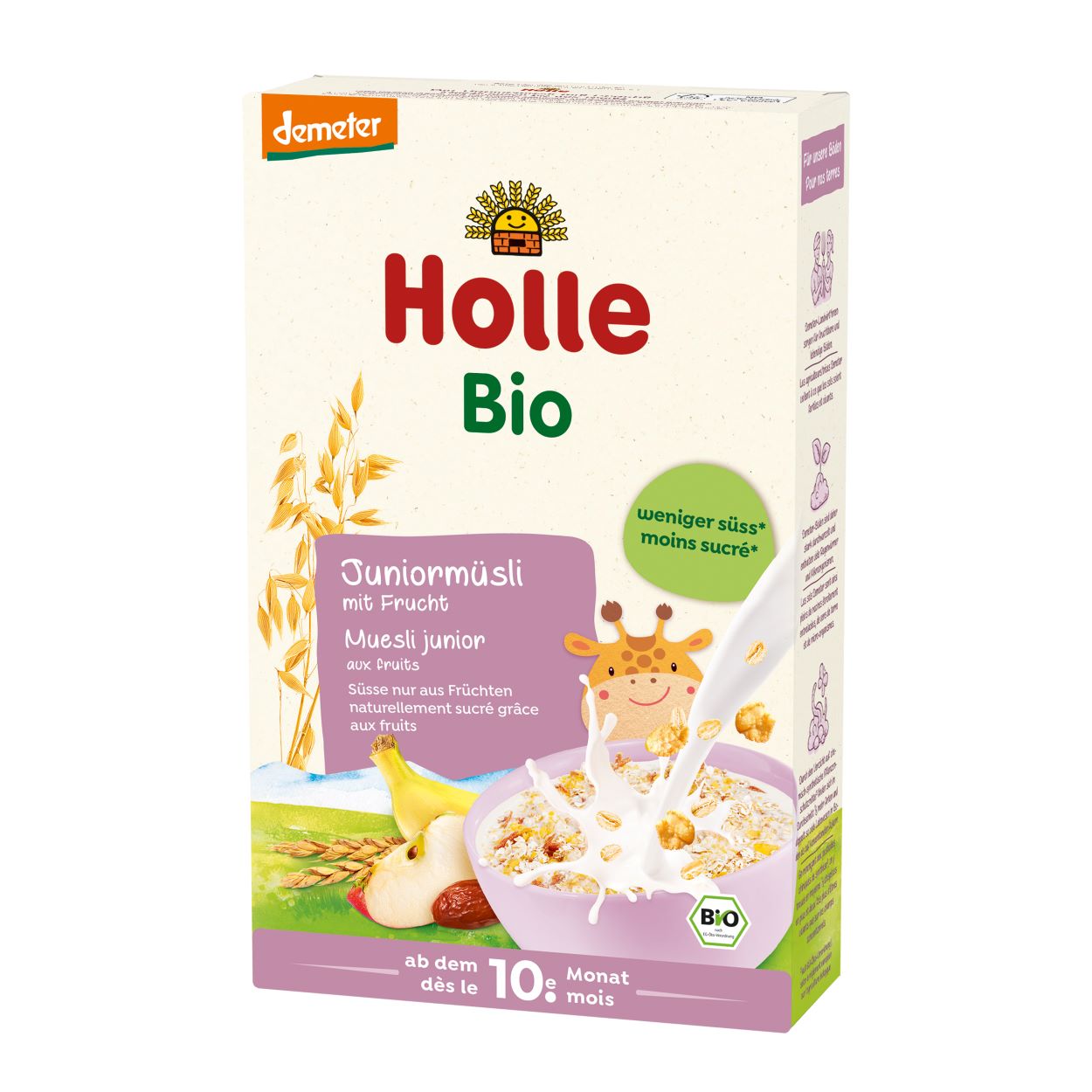 HOLLE Bio-Muesli Juniors aux 3 céréales