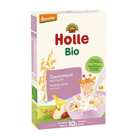 HOLLE Bio-Muesli Juniors aux 3 céréales, image principale