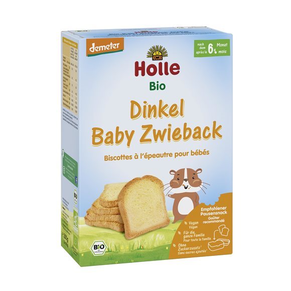 HOLLE biscotte à l'épeautre pour bébé