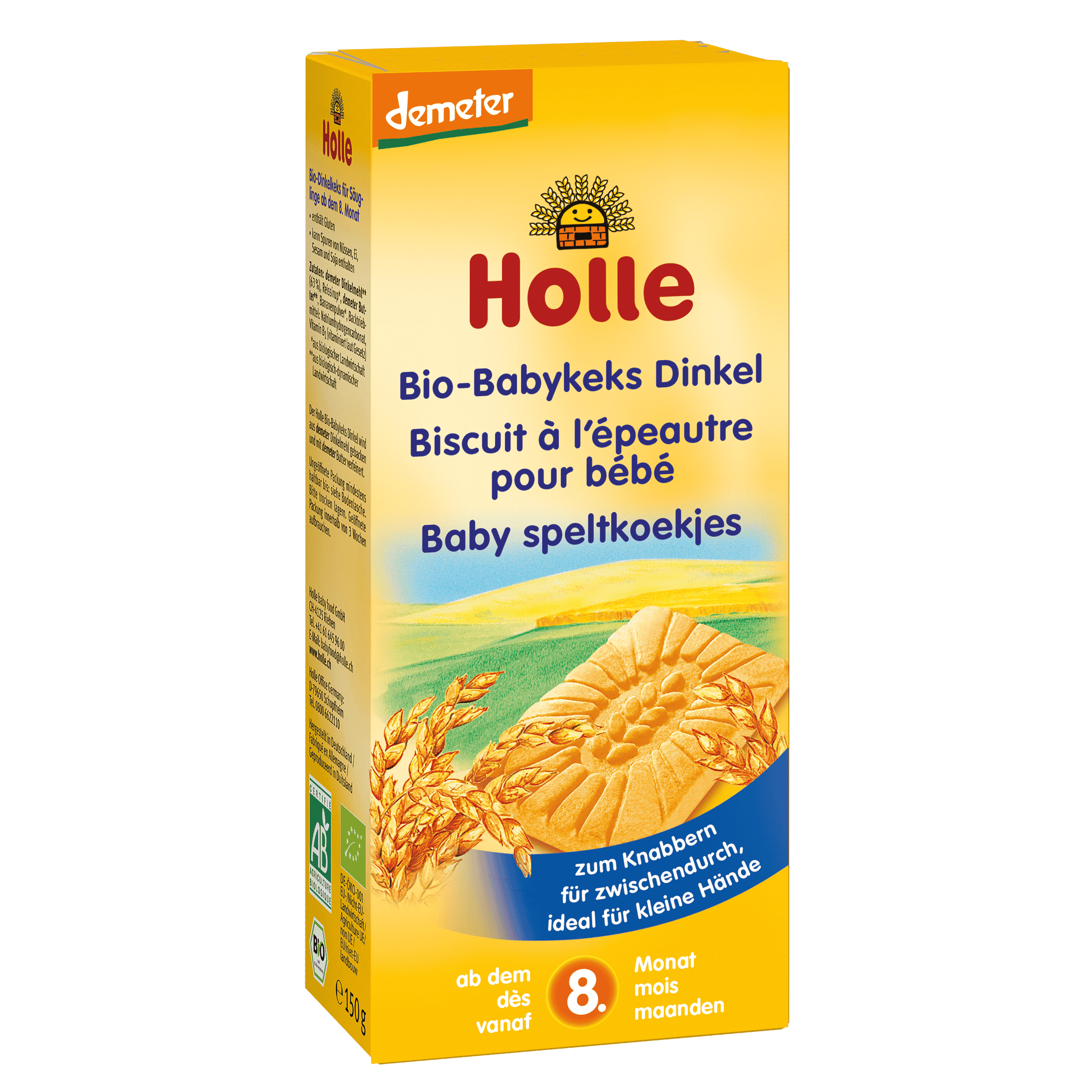 HOLLE biscuit à l'épeautre pour bébé, image principale