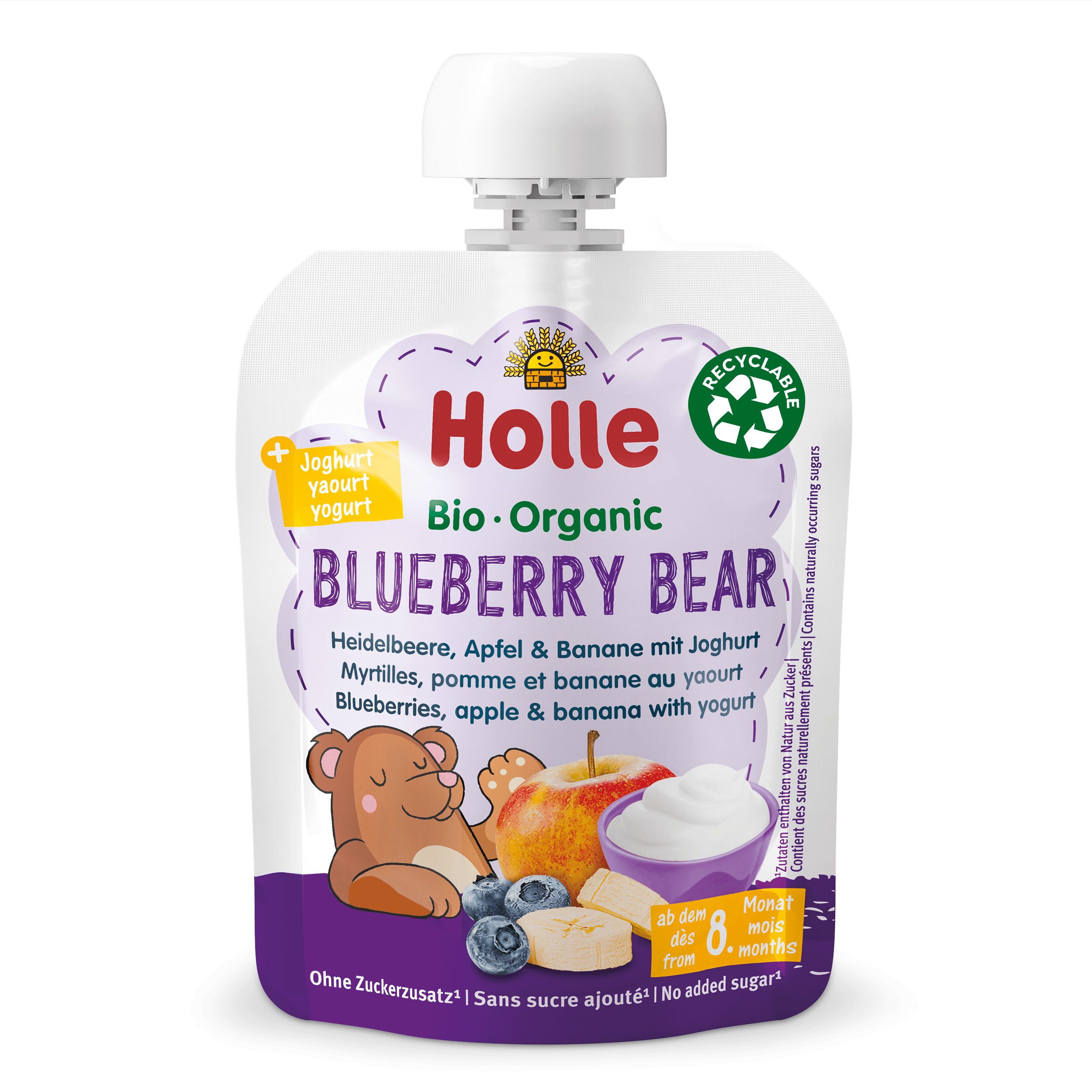 HOLLE Blueberry bear pouchy