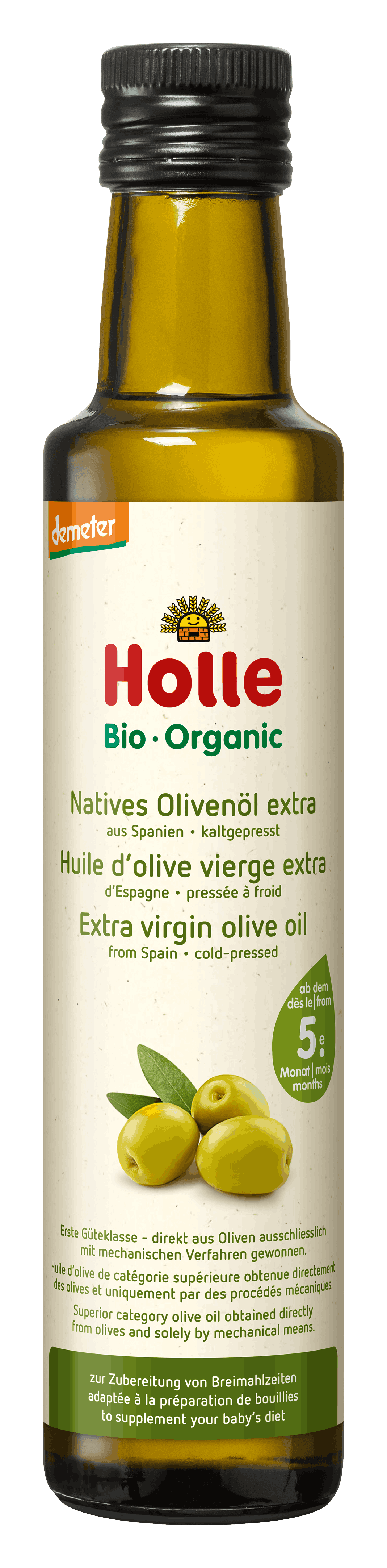 HOLLE huile d'olive pour aliment bébé, image principale