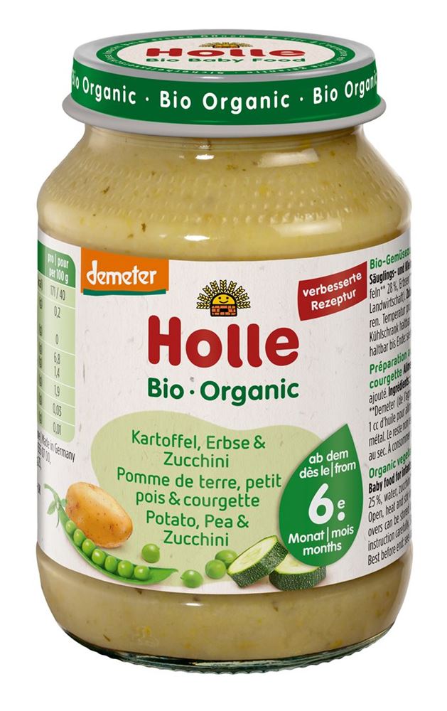 HOLLE pomme de terre petit pois et courgette