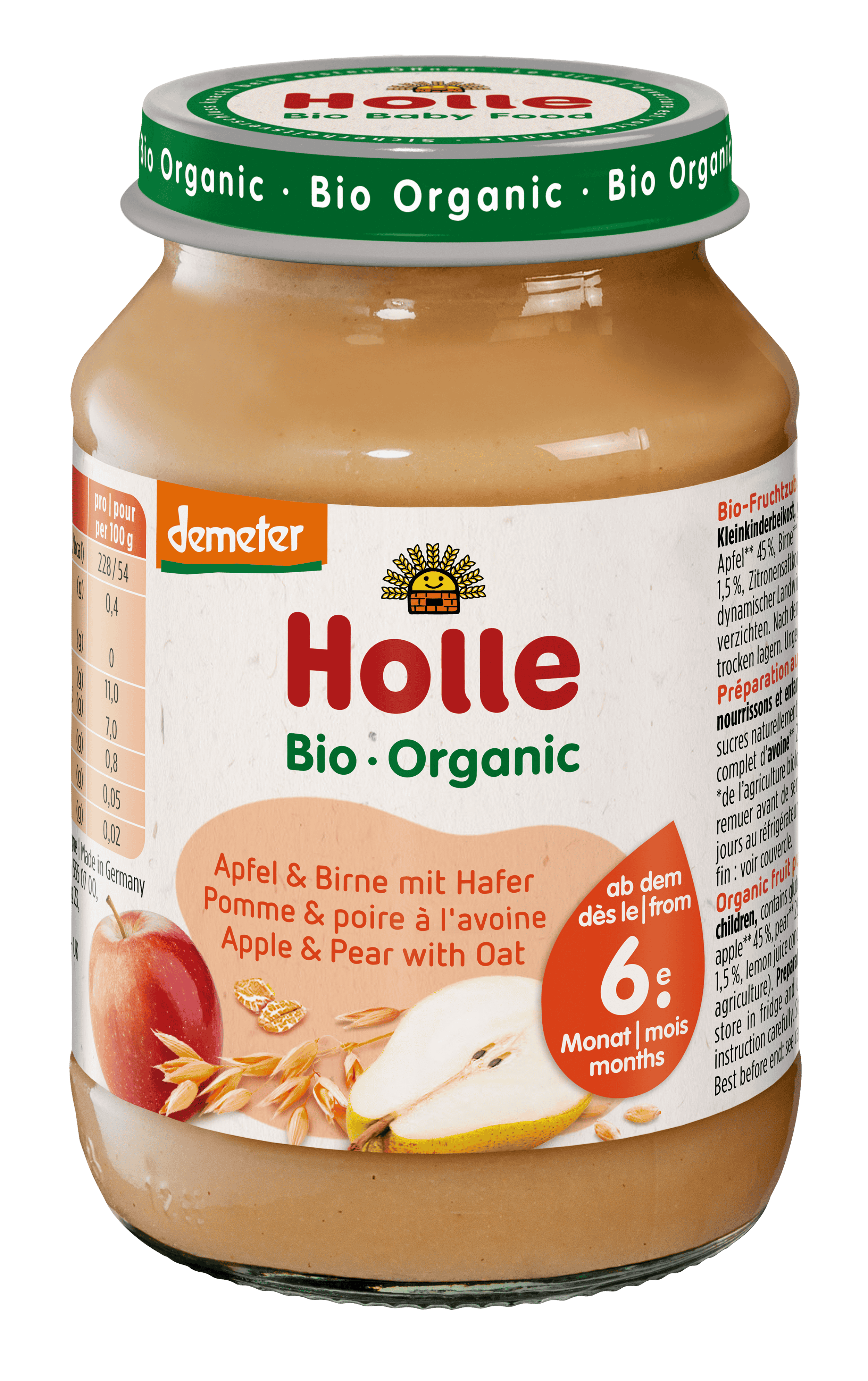 HOLLE pomme & poire avec avione
