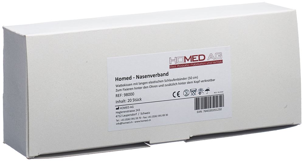 Homed Nasenverband, Hauptbild