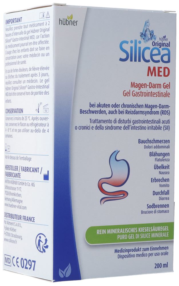 HUEBNER silicea gastro intestinal