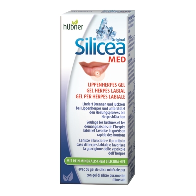 HUEBNER Silicea Lippenherpes-Gel